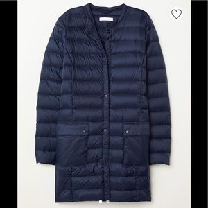 Lightweight down coat